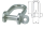 Barberhal til spinnaker, 42-50 fot
