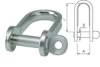 Sjakkel D rustfri 5 mm. 2-pk